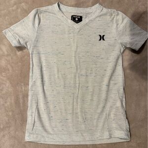 Hurley Speckled Light Blue V-Neck Tee